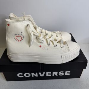 Converse Hearts Valentine Shoes